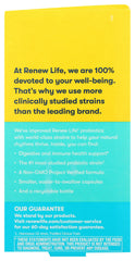 Renew Life Colon Care bottle label highlights gluten-free dairy-free and soy-free formulation