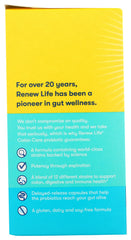 Renew Life gluten-free dairy-free soy-free claim supports sensitive diets