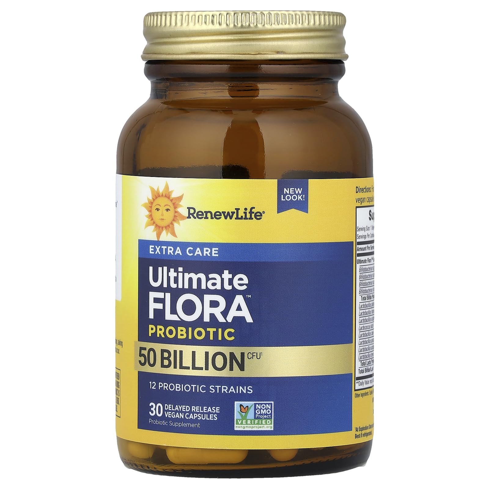 Renew Life Ultimate Flora delayed-release capsule targets the gut for reliable probiotic delivery