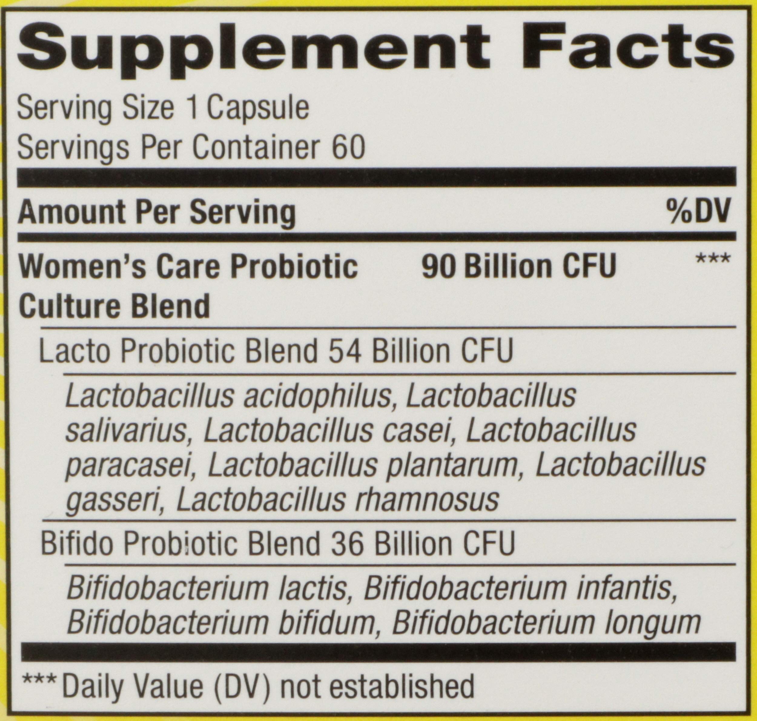 Packaging box highlights 90 billion CFU and 12 strains.