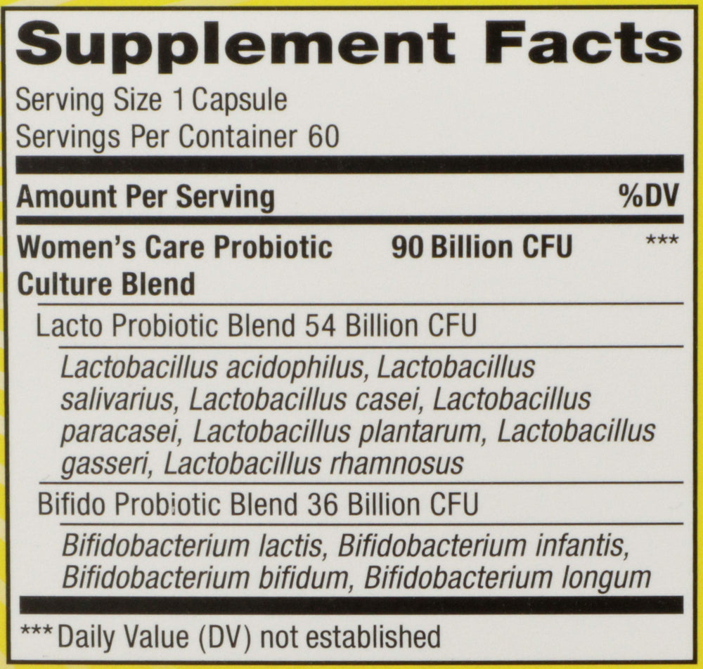 Packaging box highlights 90 billion CFU and 12 strains.