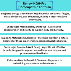 RENEW MIND Renew HGH Pro magnified liquid shows fast-absorbing complexity for daily vitality.