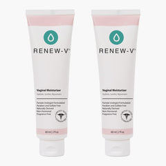 Renew-V vaginal moisturizer bottle providing long-lasting hydration for intimate skin.