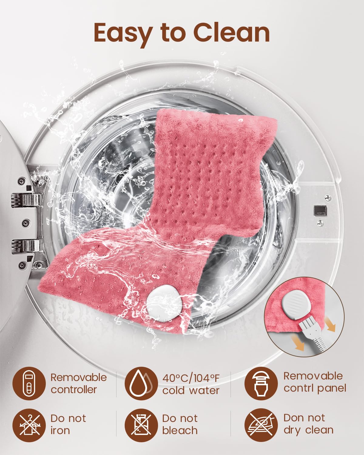 RENPHO ETL-certified heating pad meets safety standards.