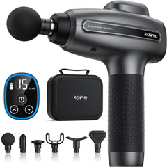 RENPHO massage gun deep-tissue focus for post-workout recovery.