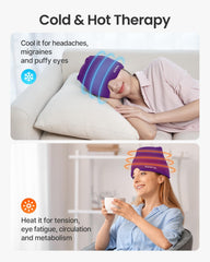 RENPHO Migraine Relief Cap features soft gel material for comfort