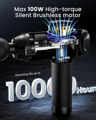 RENPHO Power Massage Gun operates quietly for distraction-free sessions