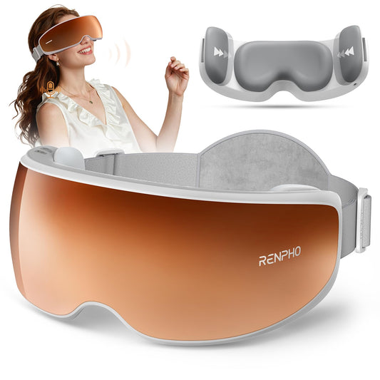 RENPHO temple massager front view for compact home relaxation.