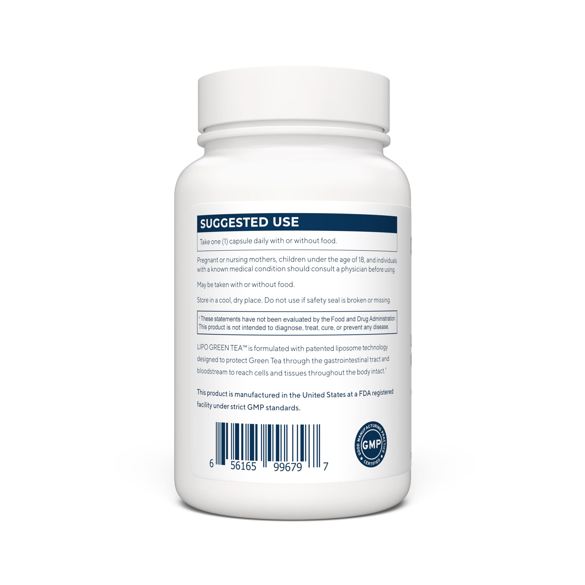 Renue By Science Green Tea Extract pour view illustrating easy dosing routine