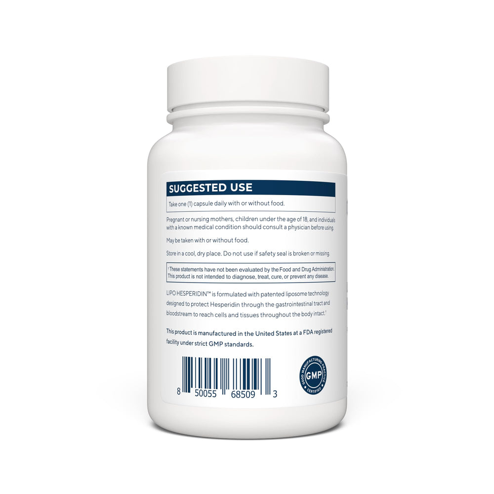 Liposomal delivery focus of Renue By Science hesperidin capsules.