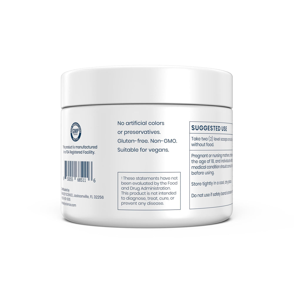 Renue By Science NR powder in lab with third-party testing may assure quality.