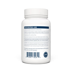 Serving size of Renue By Science NR liposomal capsules showing 300 mg NR per serving.