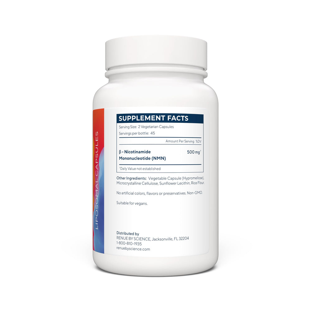 Renue By Science NMN liposomal encapsulation illustration for absorption