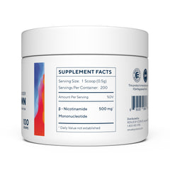 Renue By Science NMN powder under-tongue dissolving shows fast absorption potential.