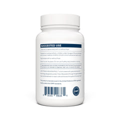 Renue By Science Resveratrol capsules closeup highlighting 125 mg per serving.