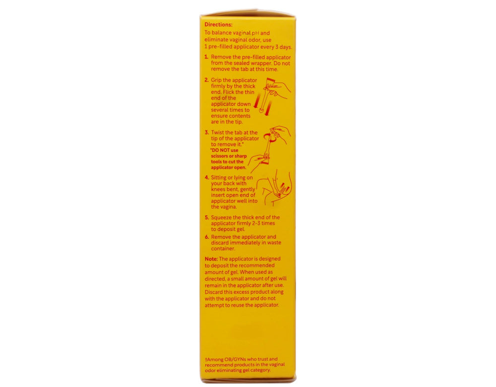 Rephresh vaginal gel texture appears smooth and light on skin.