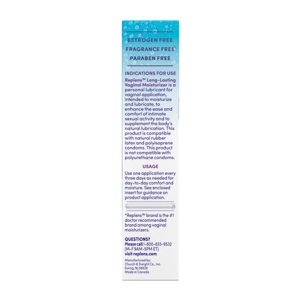 Icon indicates estrogen-free formula for hormone-free use