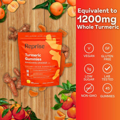 Reprise full-spectrum turmeric extract depiction maintaining rhizome balance.