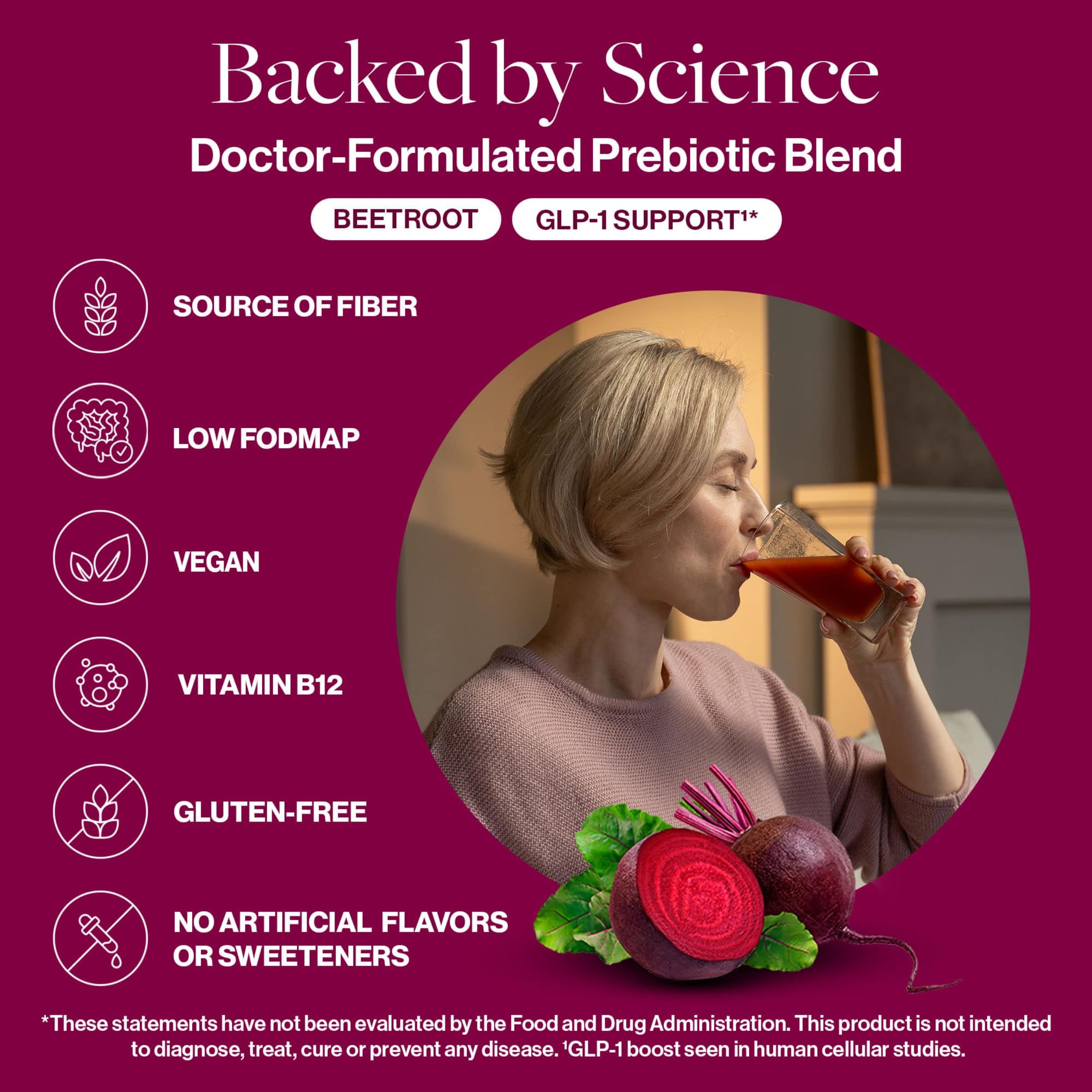 ResBiotic resG prebeet energy boost with methylated B12 for steady energy.