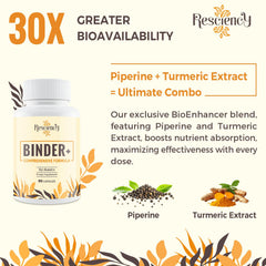 Resciency Detox Binder blends chlorella and spirulina for nutrient-rich daily use