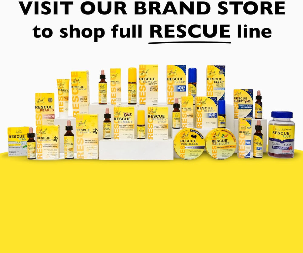 RESCUE Bach Plus Mood & Stress Gummies usage scene demonstrates daytime chew