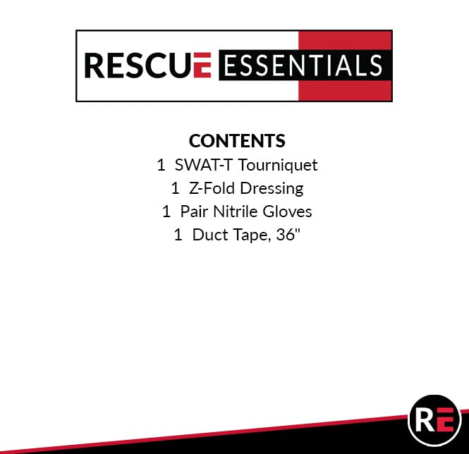 Rescue Essentials 3-ft duct tape for secure dressings or improvised seals