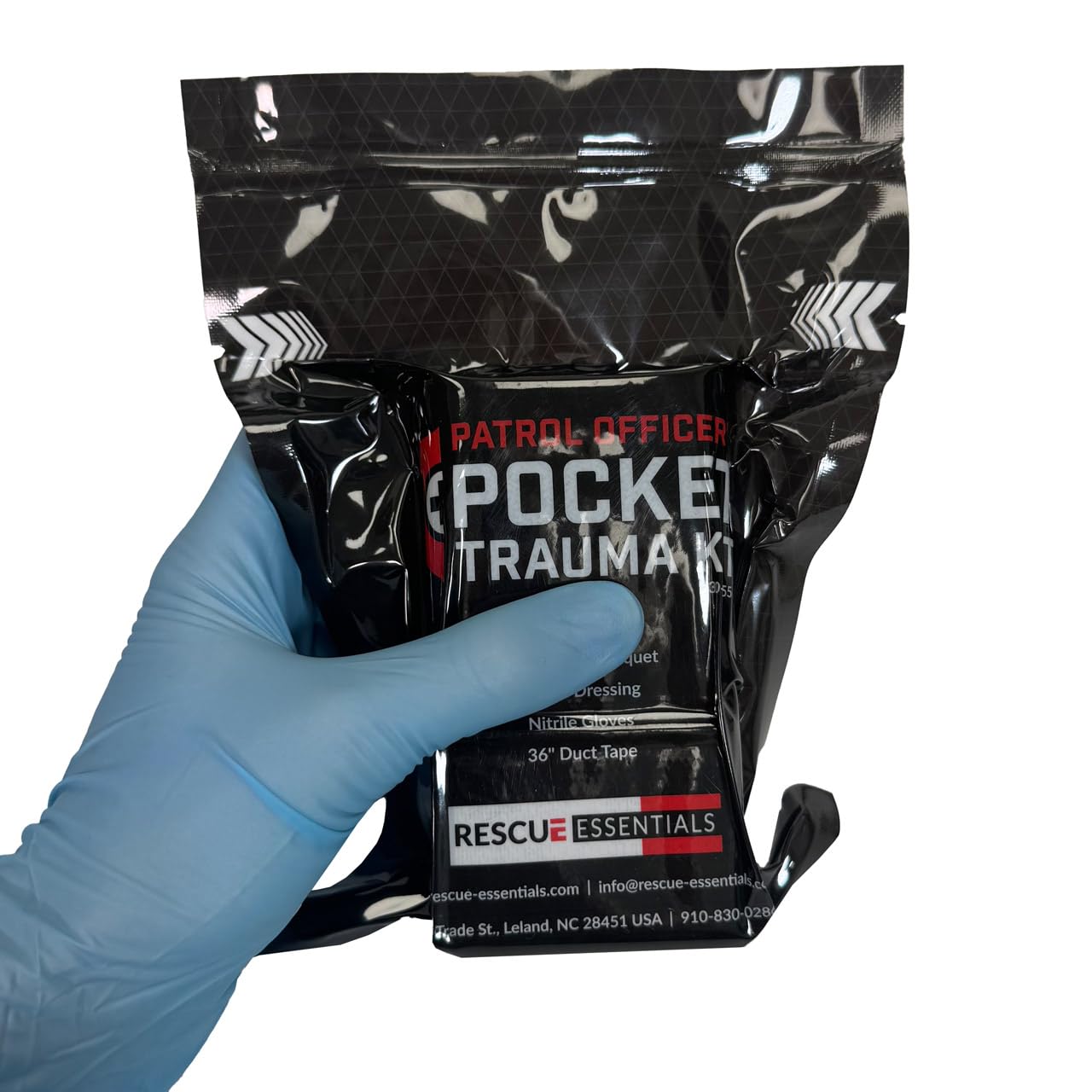 Rescue Essentials nitrile gloves pair for clean protection