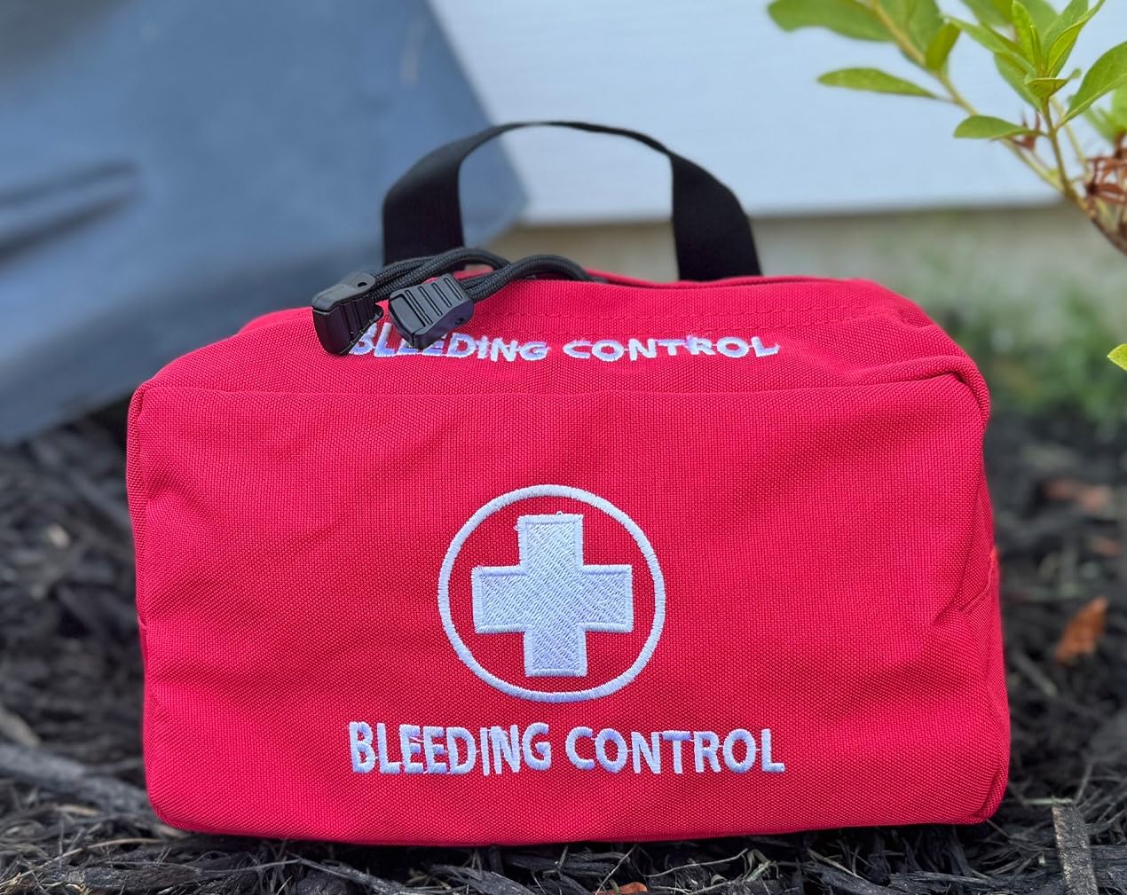 Rescue Essentials high-visibility labeling aids quick recognition in crowded spaces.