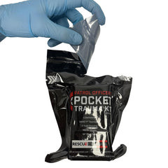 Rescue Essentials Z-fold dressing ready for compact wound coverage