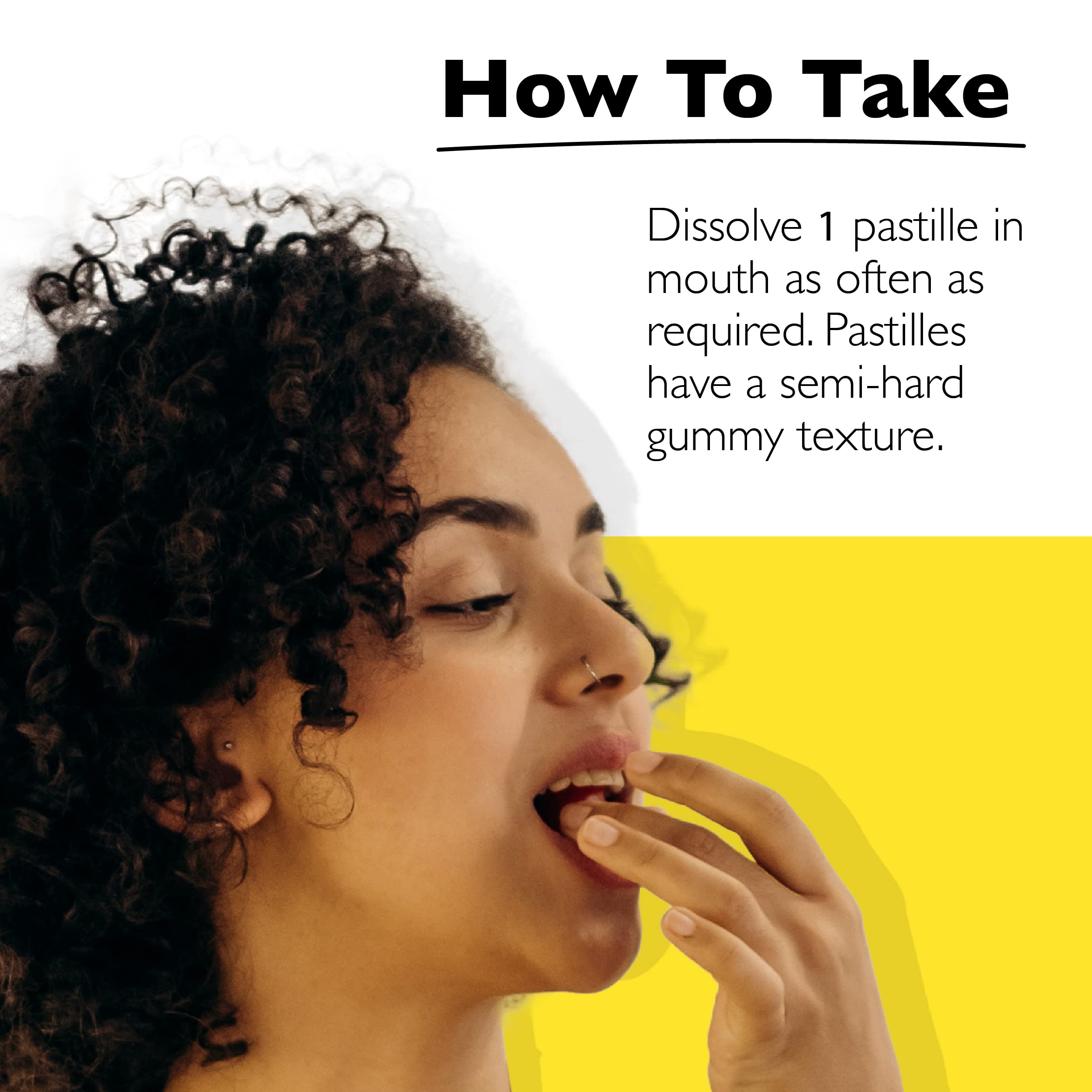 RESCUE pastilles being used on-the-go for quick calm