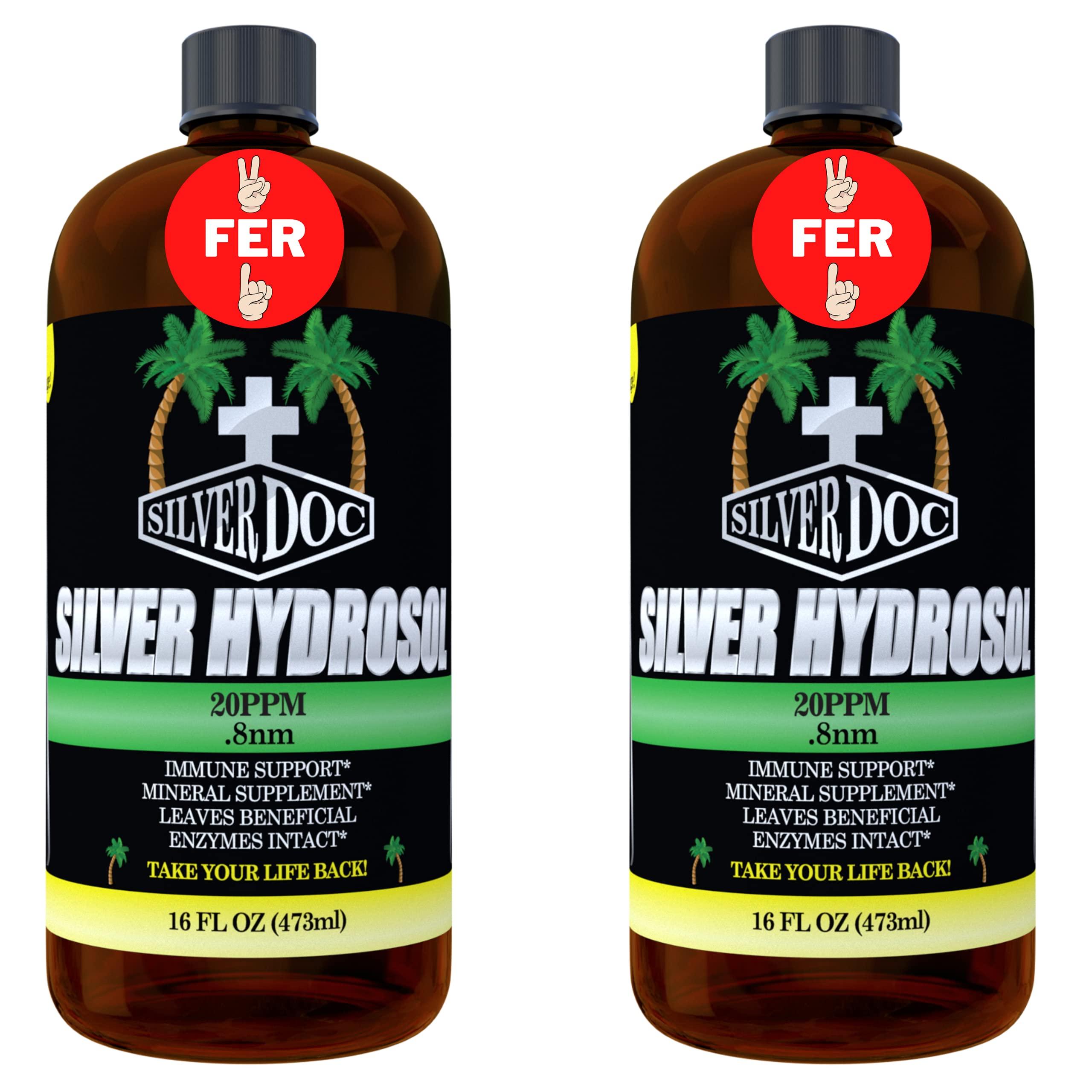 Research Labs Silver Doc hydrosol bottle for daily wellness support.