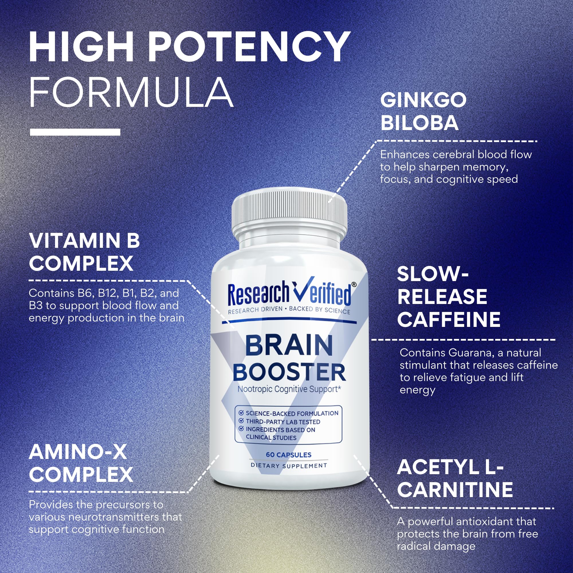 Research Verified Brain Booster pour demonstrates easy daily serving.