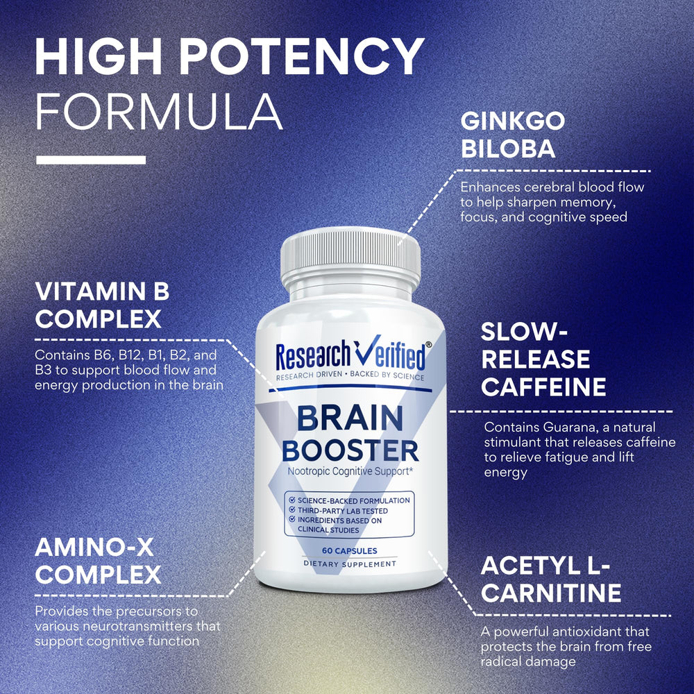 Research Verified Brain Booster pour demonstrates easy daily serving.