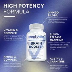 Research Verified Brain Booster pour demonstrates easy daily serving.