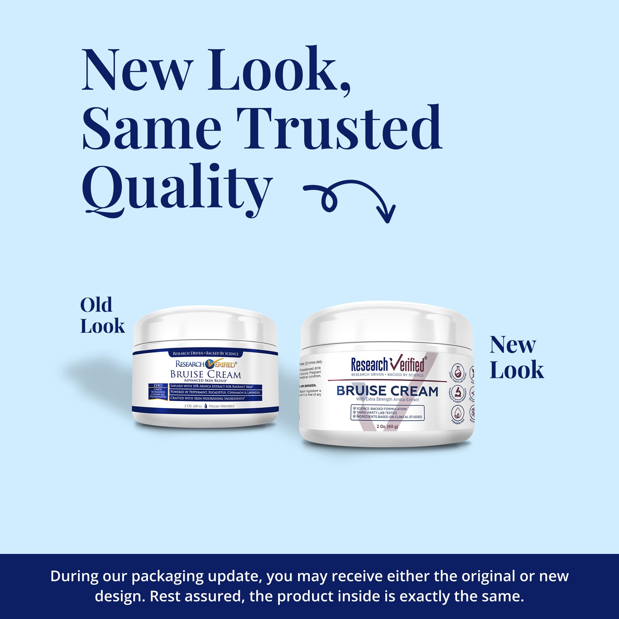 Research Verified Bruise Cream texture appears smooth and non-greasy.