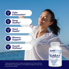 Research Verified GABA+ ingredients hint at thoughtful nutrient blend