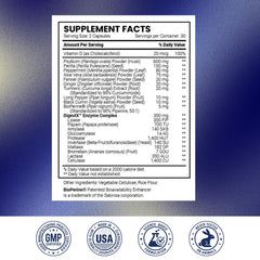 Research Verified IBS Relief six-pack image suggests ongoing support with six bottles.