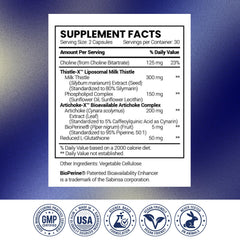 Research Verified Liver Support packaging detail, made in USA GMP facility