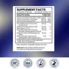 Research Verified Lung and Respiration bottle showing 180 capsules