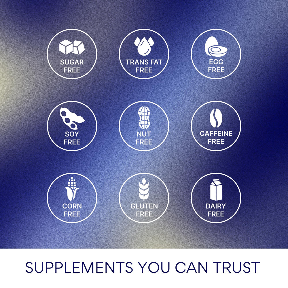 Research Verified Magnesium Complex vegan icon emphasizes plant-based formulation.
