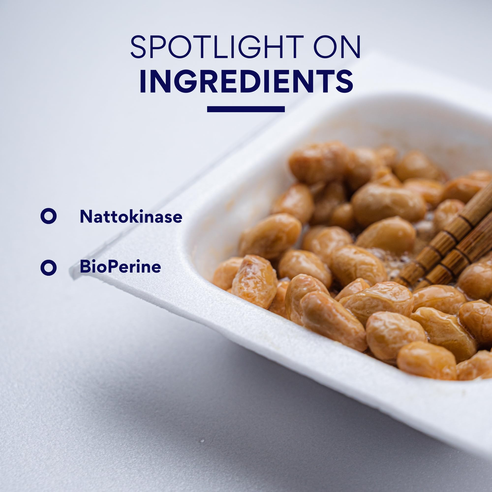 Research Verified Nattokinase third-party testing seal on packaging.