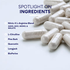 Research Verified Nitric Oxide longjack extract close-up signals energy-supporting herbal blend.
