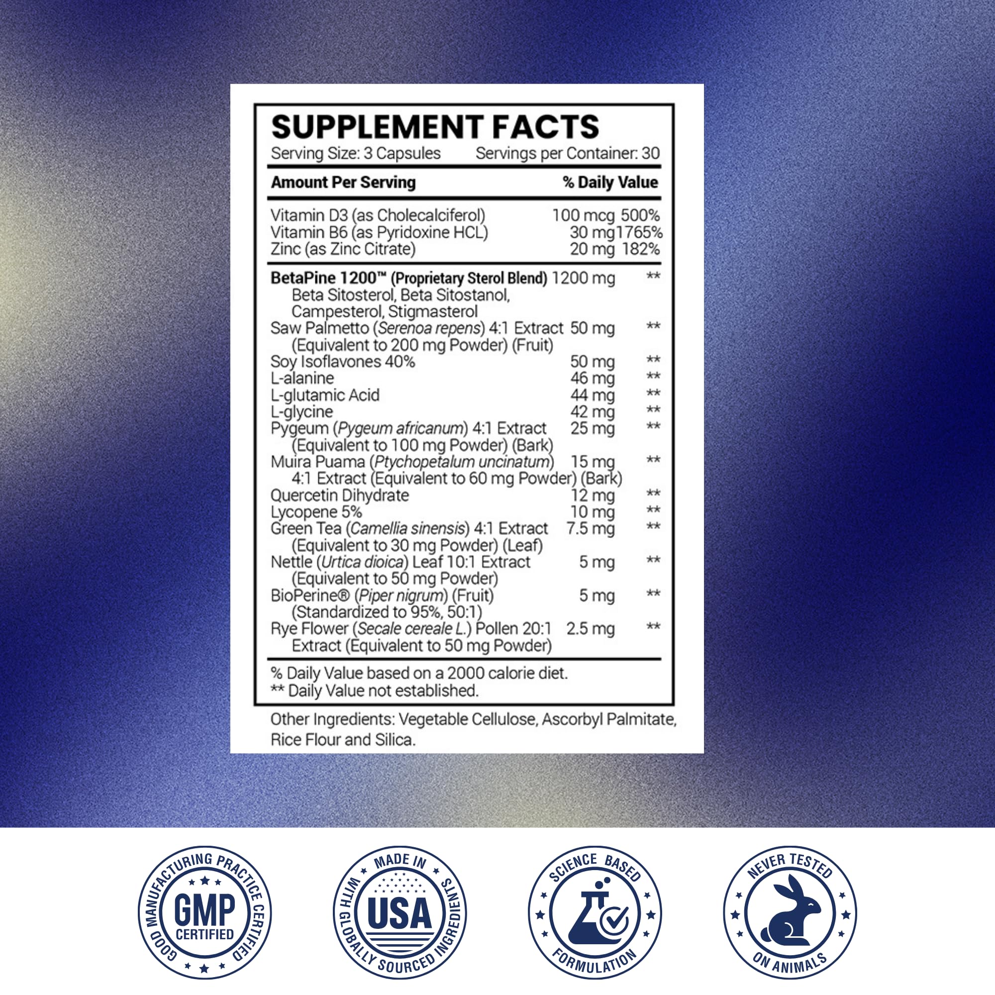 90-capsule pack image conveys convenient daily use for Research Verified Prosta Relief.