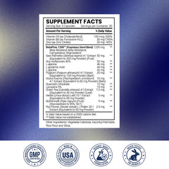 Research Verified Prosta Relief packaging closeup conveys quality and trust.