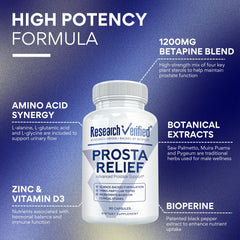 Saw palmetto fruit close-up on Research Verified Prosta Relief, highlighting natural prostate-supporting ingredient.