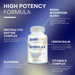 Research Verified Shinglax Fungi-X mushroom complex supports overall wellness in daily life.