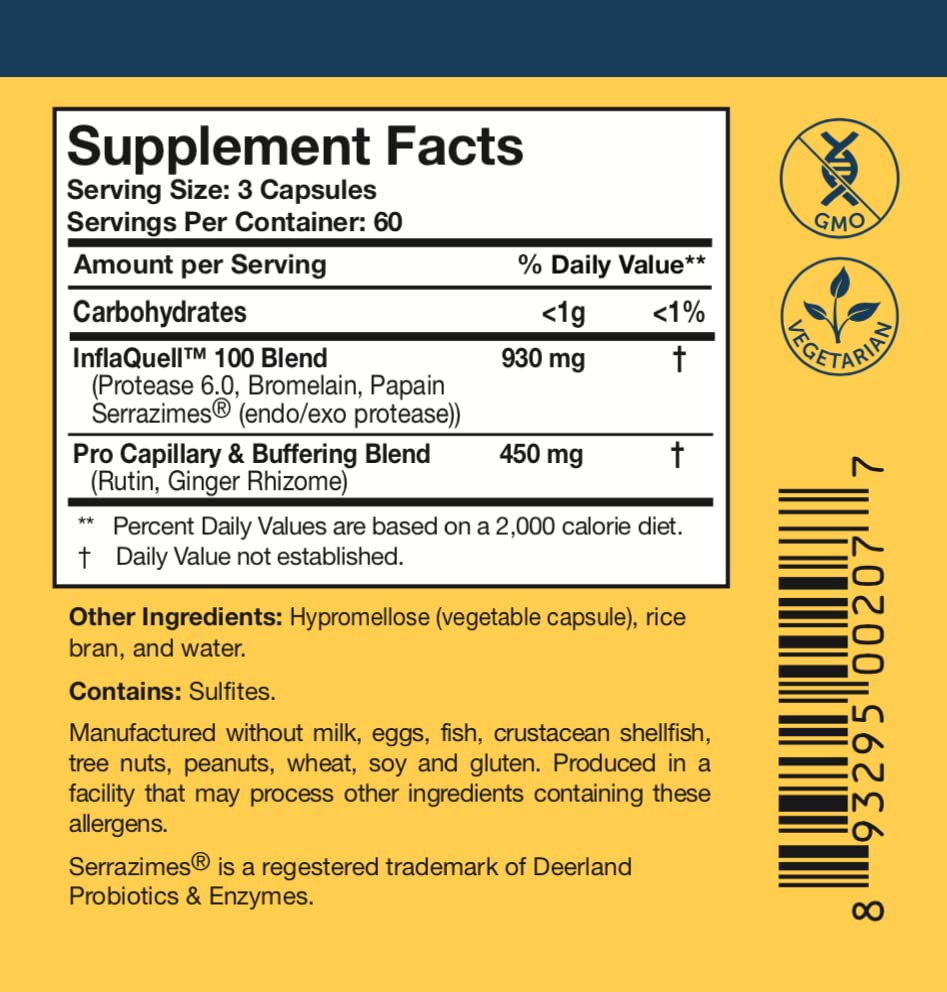 Researched Nutritionals InflaQuell ginger rhizome for digestive comfort
