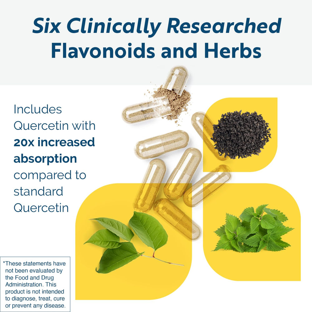 Researched Nutritionals HistaQuel label highlighting vegetarian and non-GMO formulation