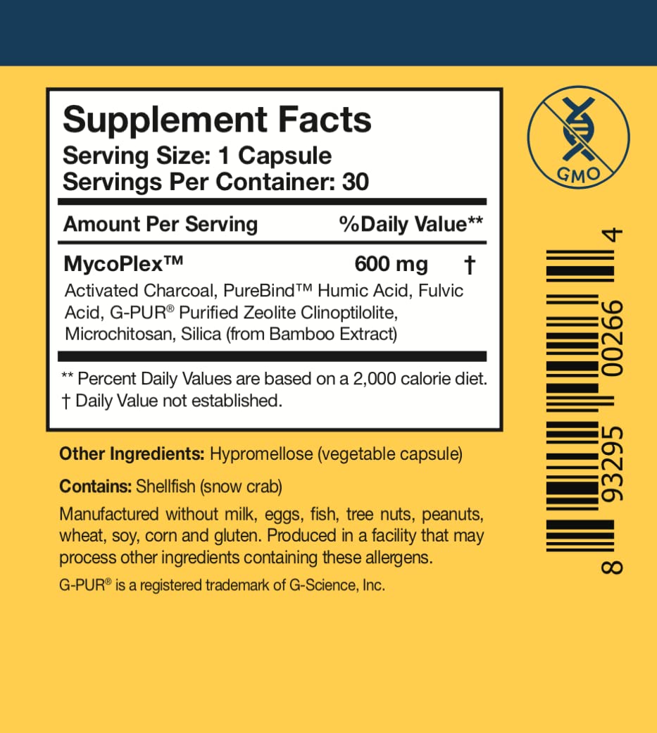 Researched Nutritionals MycoPul capsules poured suggesting easy daily dosing