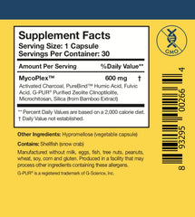 Researched Nutritionals MycoPul capsules poured suggesting easy daily dosing